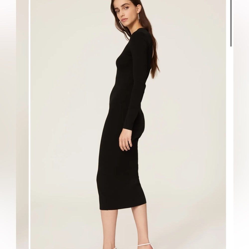 A.L.C Conley Dress in Black - Picture 4 of 8